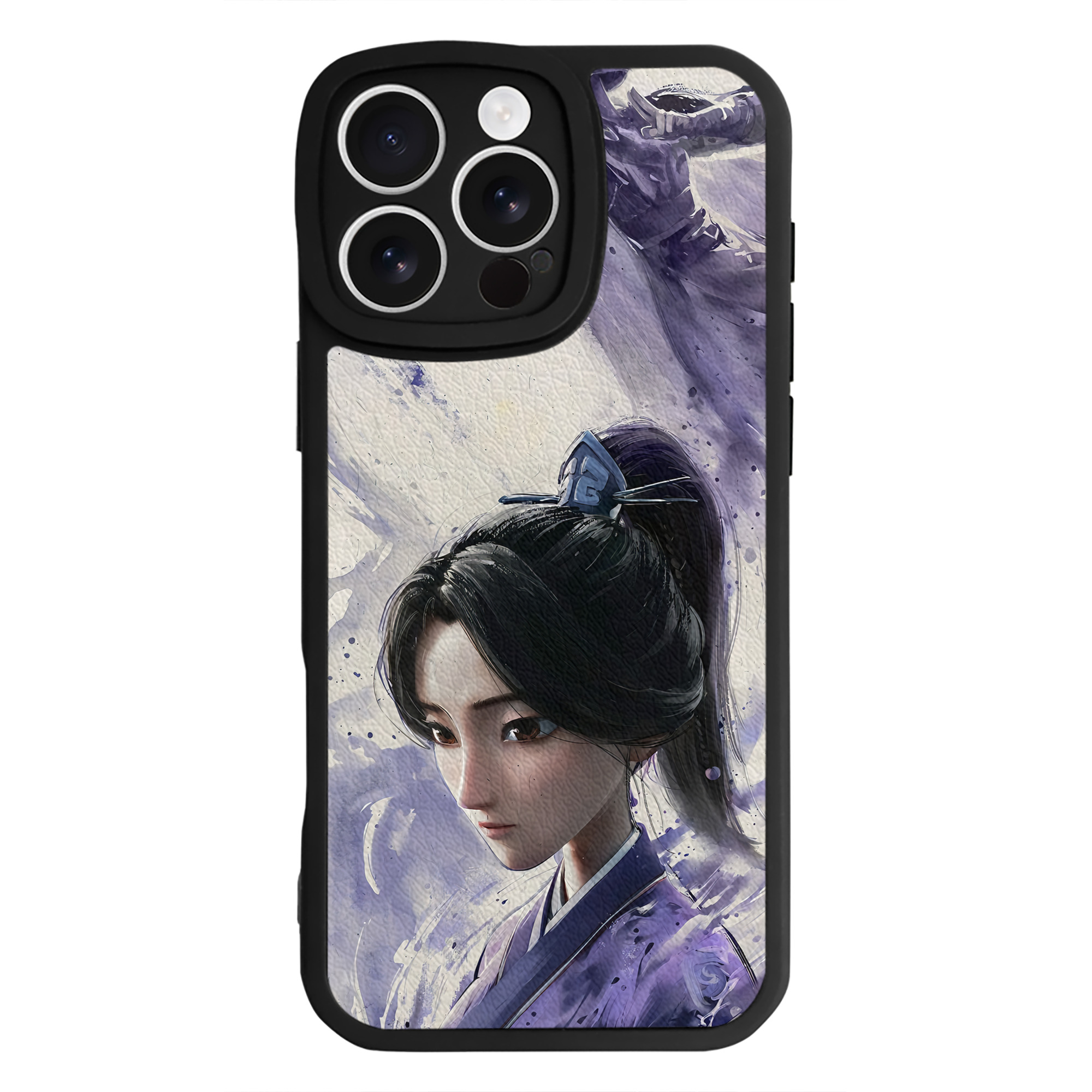 （画像用） Ne Zha 2 ナタ 魔童の大暴れ 【iPhone 16シリーズ対応】シリコンスマホケース（レザー調） 材質：シリコン